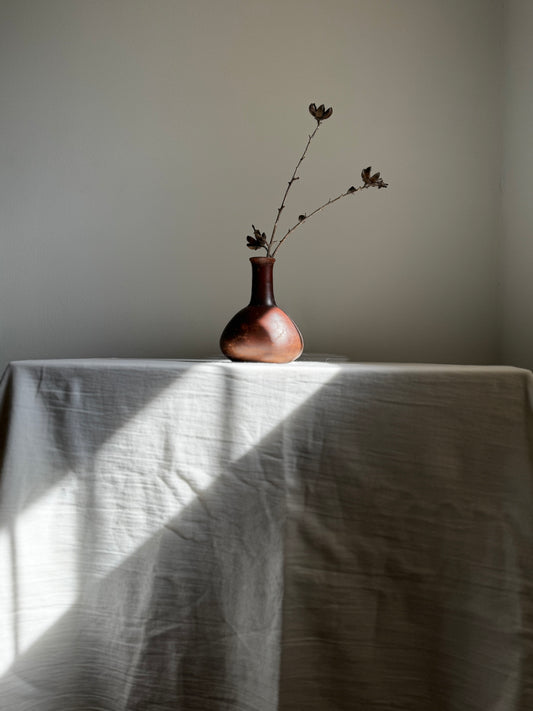 VINTAGE JAPANESE TERRACOTTA VASE