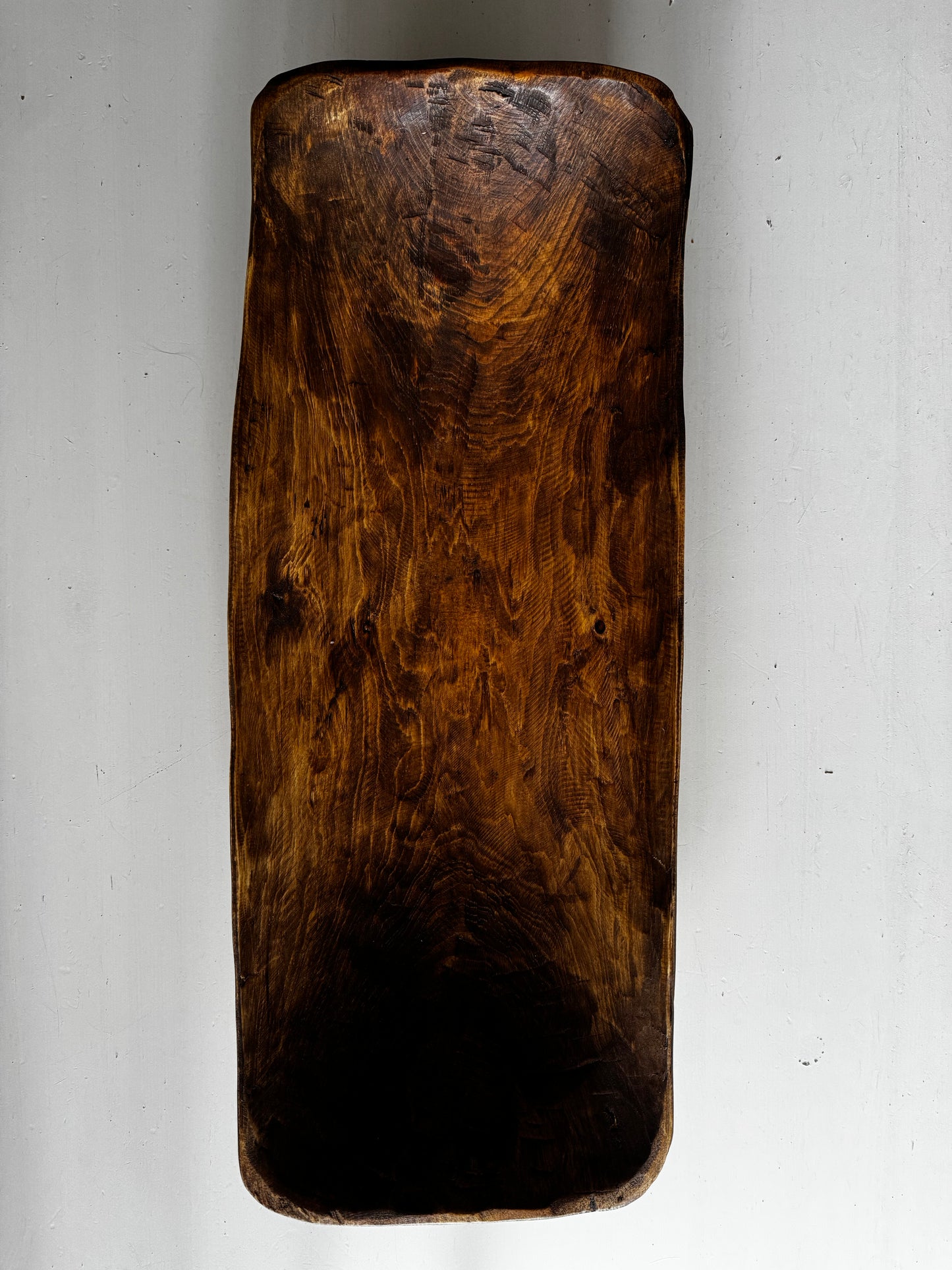 LARGE WOODEN DOUGH BOWL