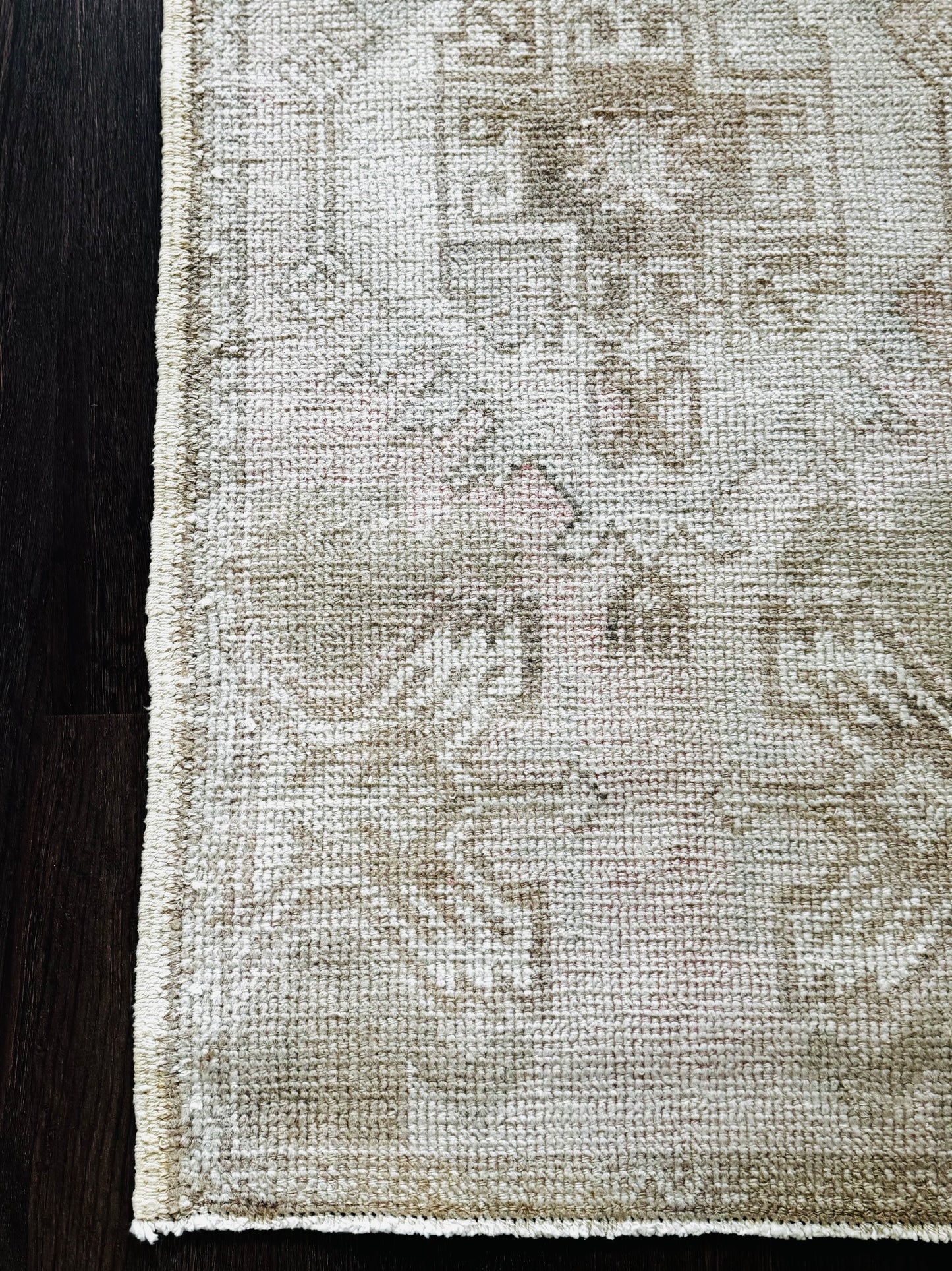 VINTAGE TURKISH MINI RUG - 2x3 WOOL AREA RUG No4