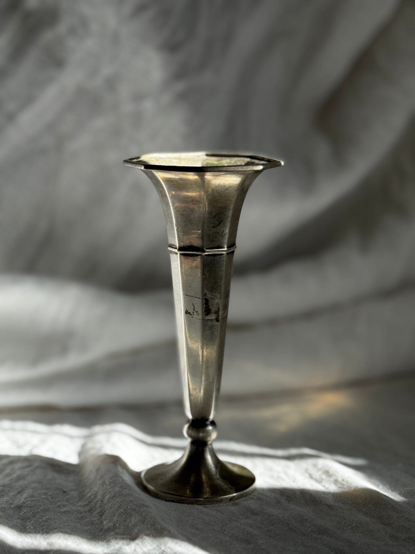 VINTAGE BRITISH TRUMPET VASE