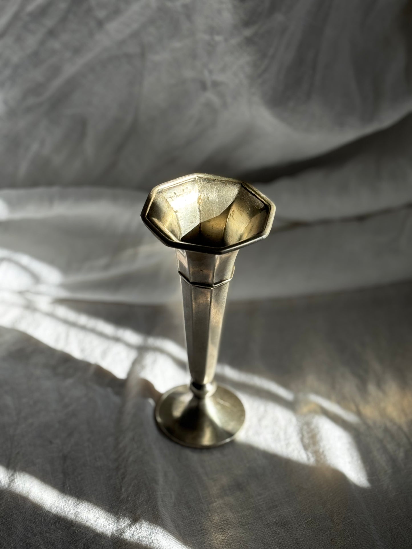 VINTAGE BRITISH TRUMPET VASE