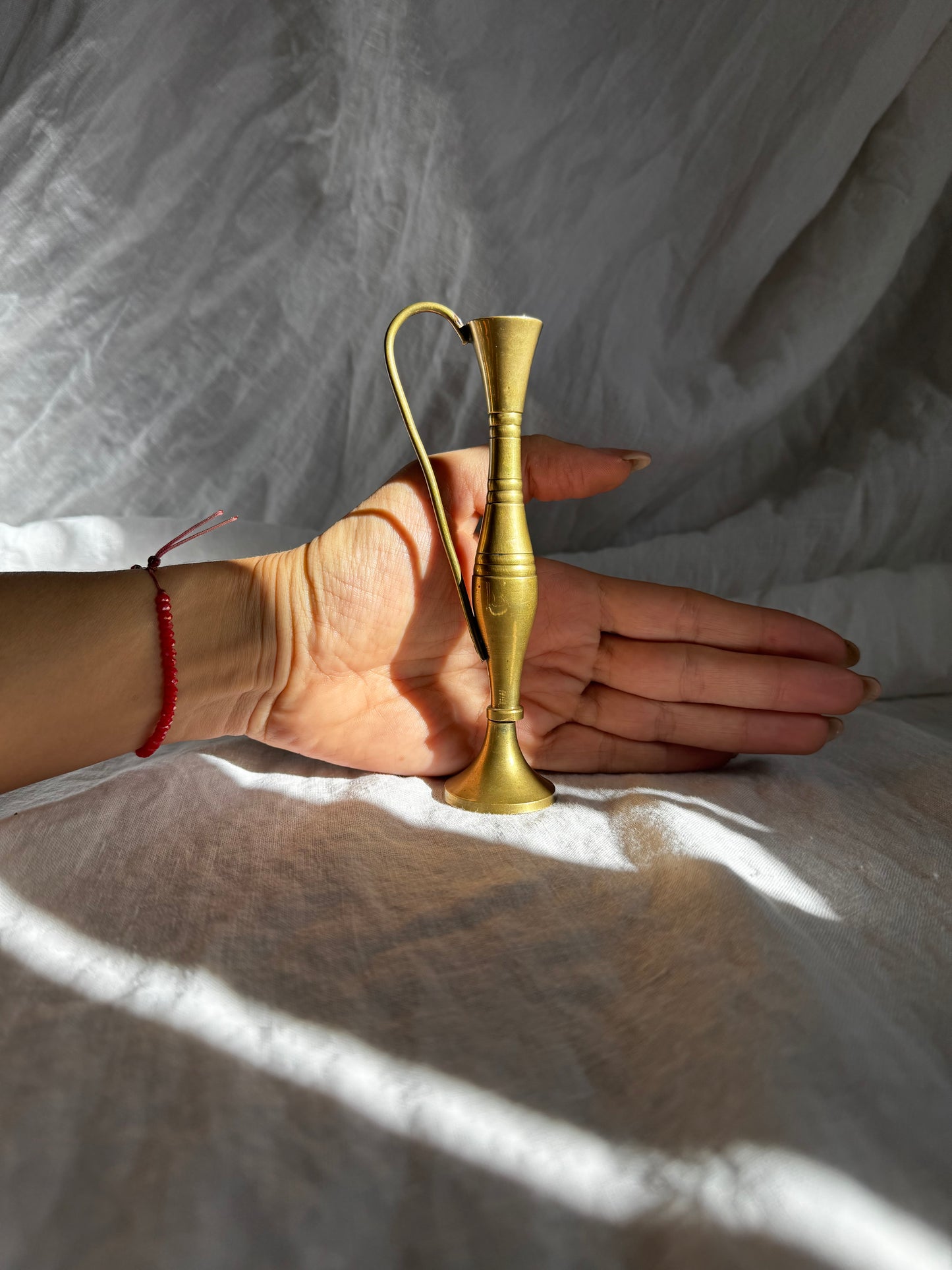 VINTAGE SMALL BRASS BUD VASE