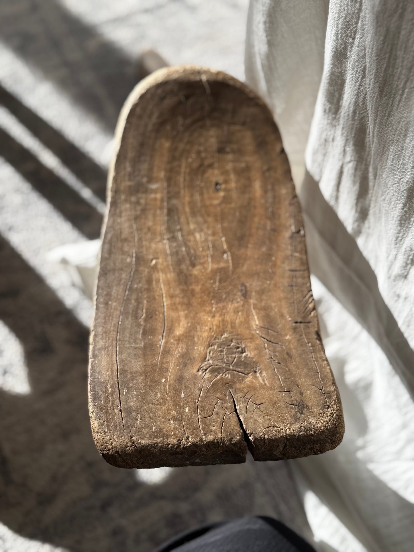 VINTAGE LARGE LOBI TRIPOD STOOL No4