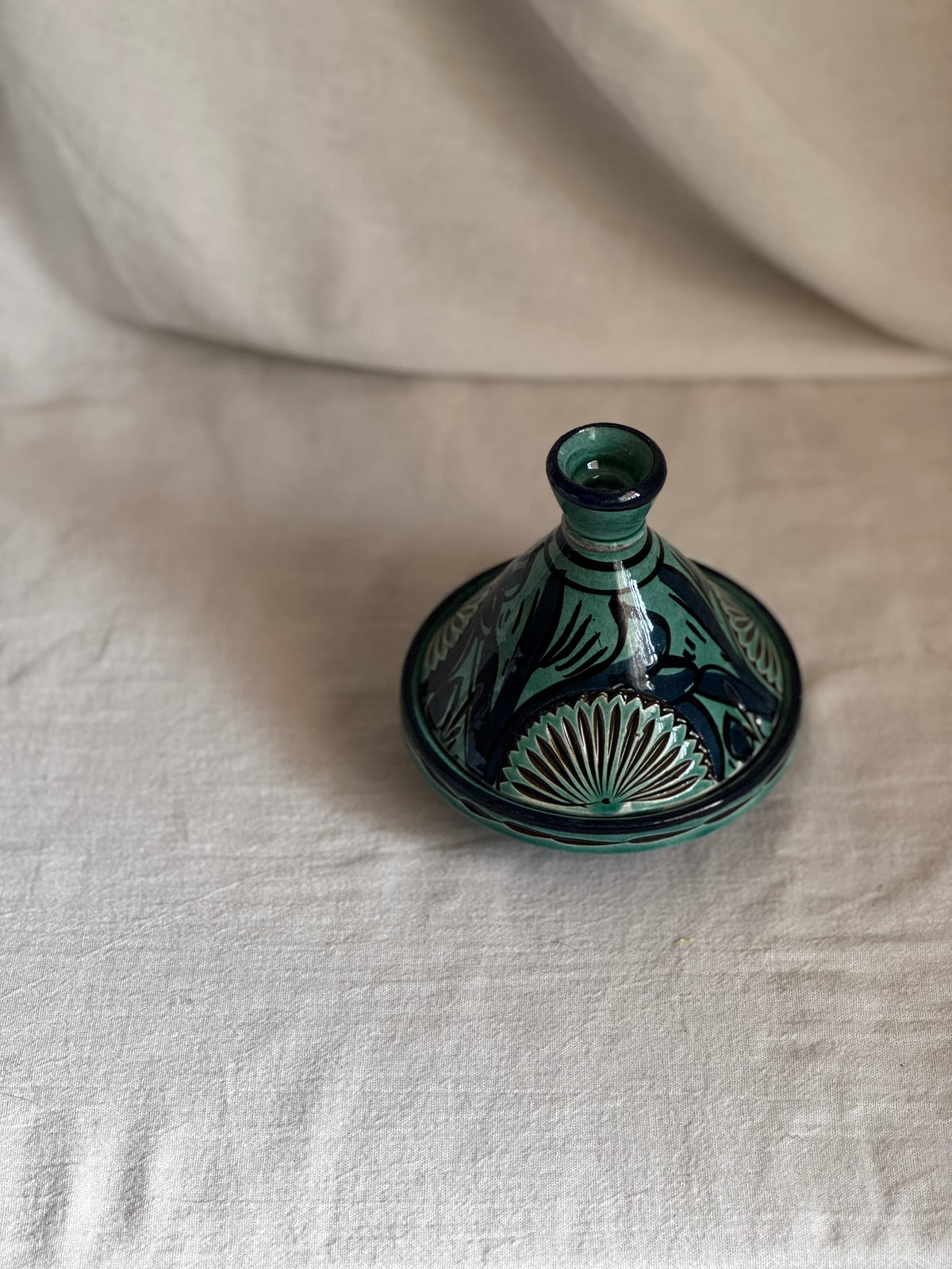 MOROCCAN SERVING TAGINE TURQUOISE