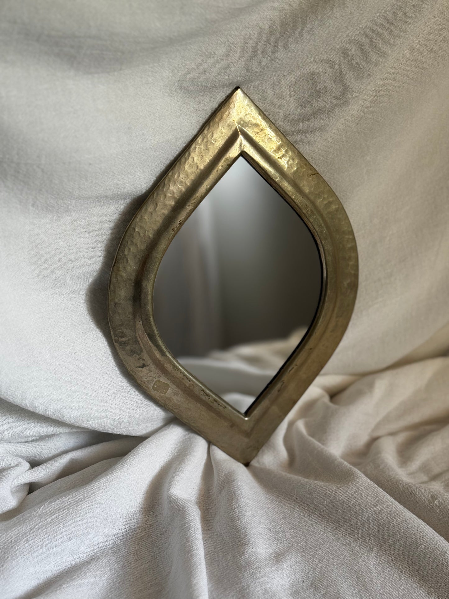 VINTAGE MOROCCAN EYE-SHAPE WALL MIRROR