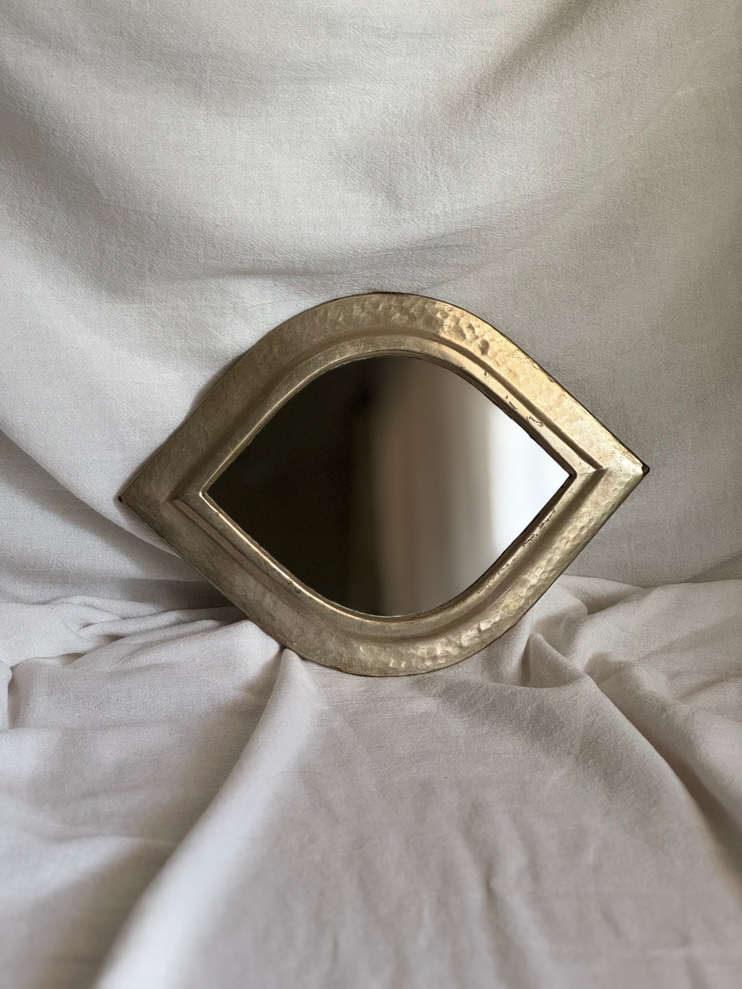 VINTAGE MOROCCAN EYE-SHAPE WALL MIRROR