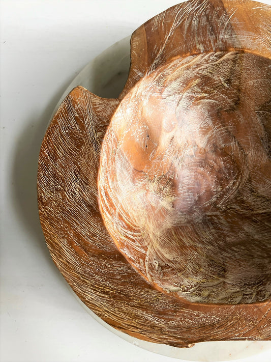 TEAK ROOT BOWL