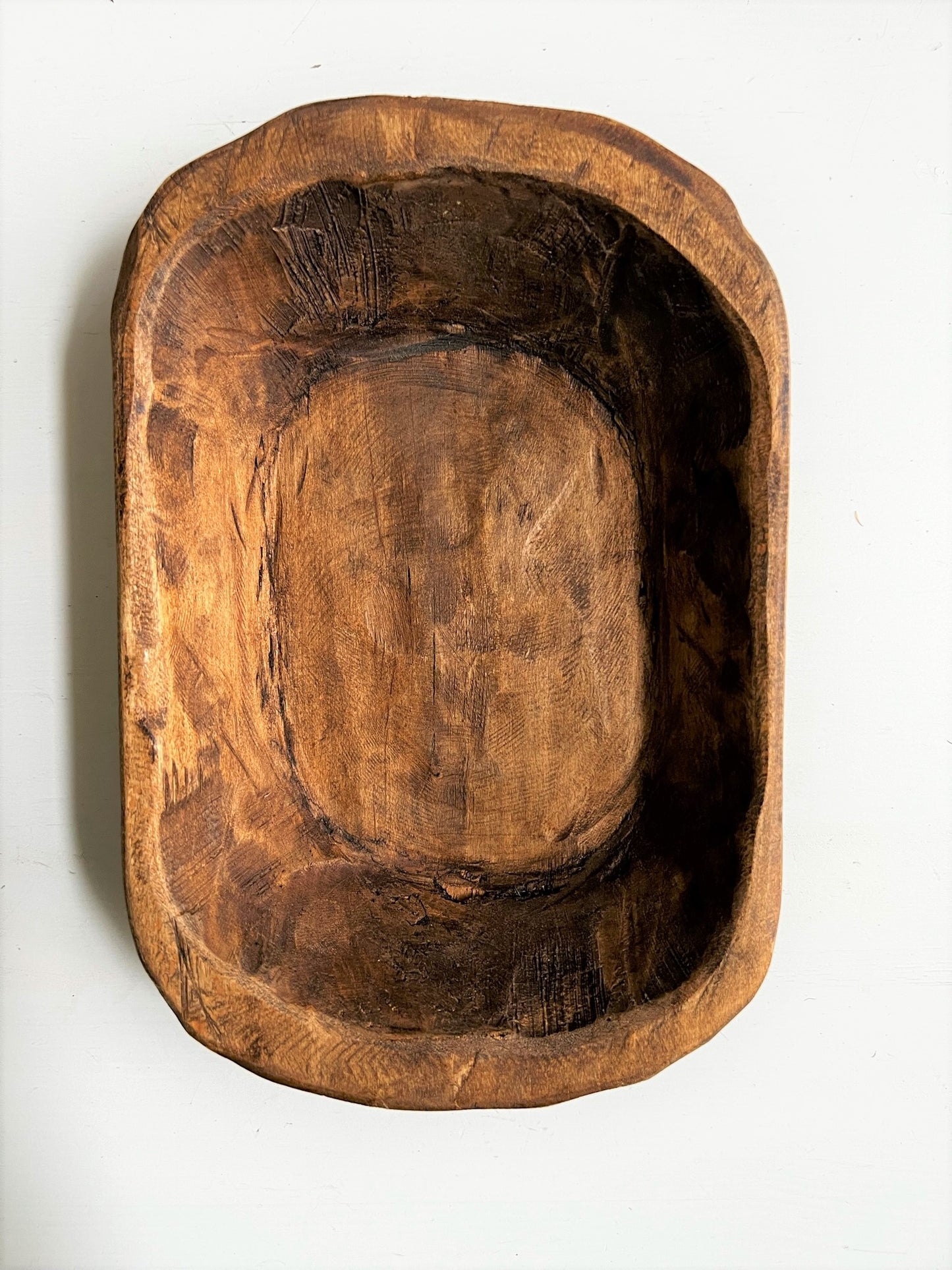 SMALL WOODEN DOUGH BOWL