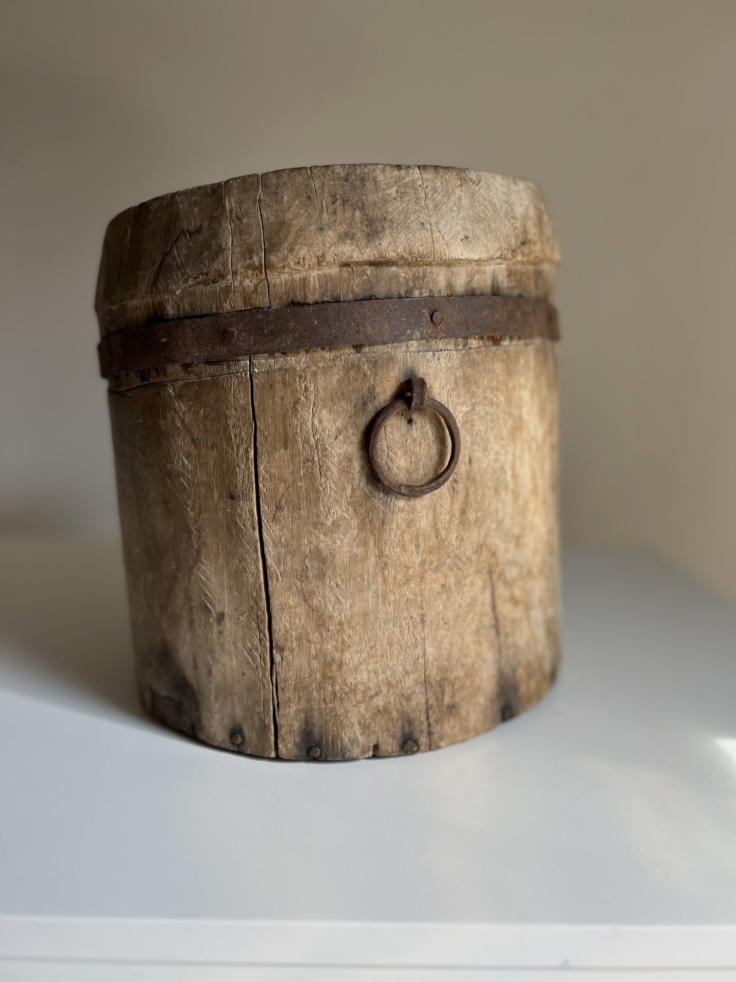 VINTAGE TURKISH WOODEN POT No3