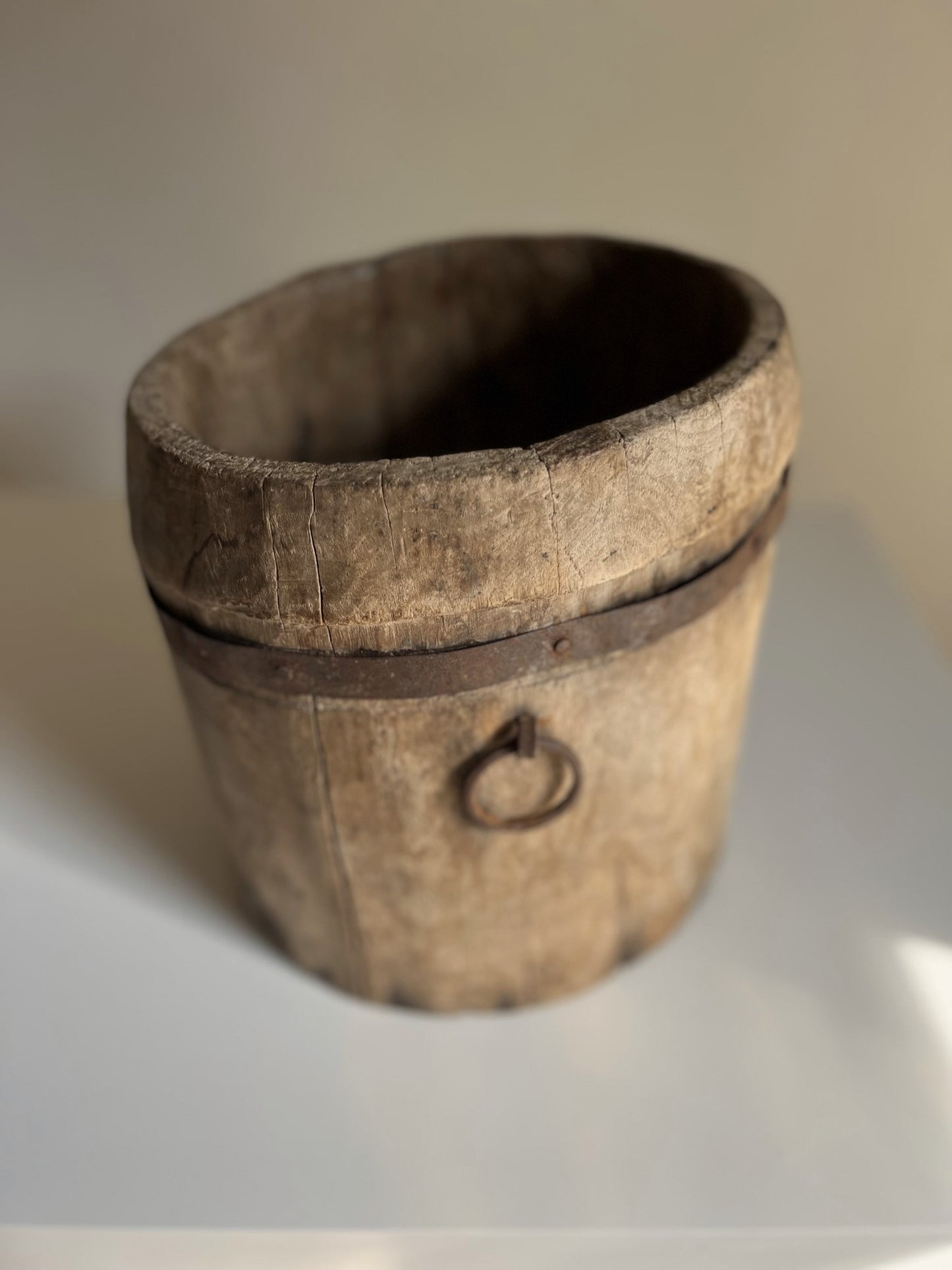 VINTAGE TURKISH WOODEN POT No3